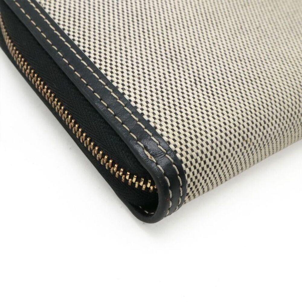 Burberry Elmore Canvas Leather Zip Wallet - Picture 3 of 9